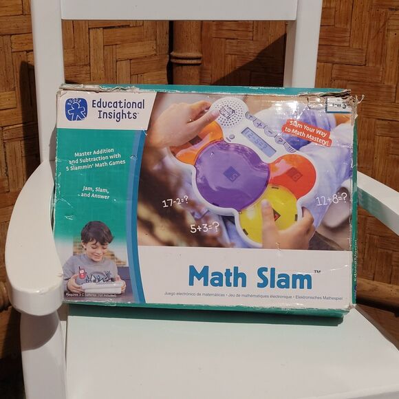 Math Slam Interactive Math Games Basic Algebra Game Learning Toy Addition STEM - Picture 2 of 6